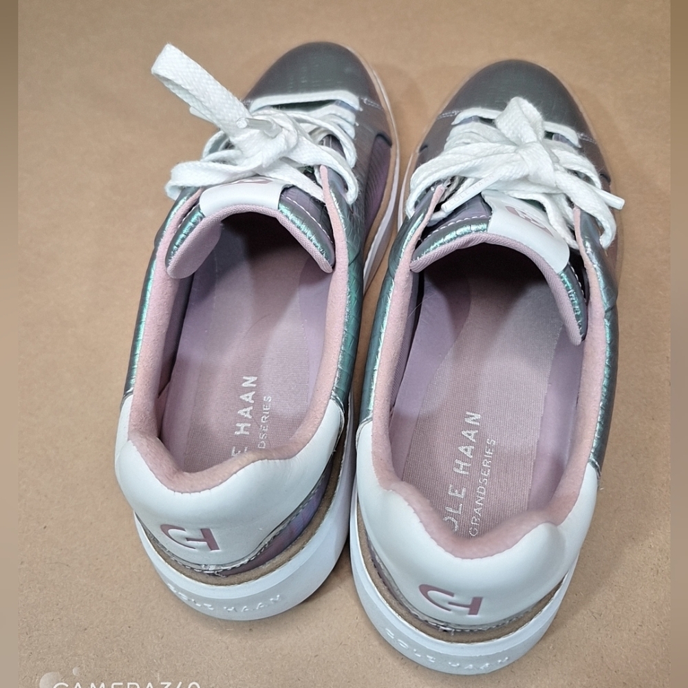 Cole Haan Metallic Green Sneakers - Picture 7 of 11